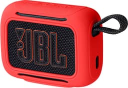Beschermhoes geschikt voor JBL Go 5 Bluetooth Speaker - Meerdere Kleuren - Schokbestendig - Krasbestendig - Siliconen - Hoesje - Case - Bescherming - Rood — thumbnail 3