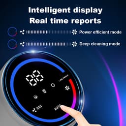 Liectroux i10 Draadloze Steelstofzuiger – Slimme vuilsensor & automatische boost | 27KPa zuigkracht, 250W borstelloze motor | 45 min batterij | LED touchscreen + koplamp | Wasbaar filter | Lichtgewicht — thumbnail 2