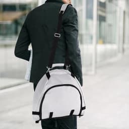 Laptoptent, laptopzonnescherm, waterdicht doek, computerscherm, privacyscherm voor buitengebruik, bescherming tegen schittering en warmte, omvormbare tas voor buiten, grijs — thumbnail 5