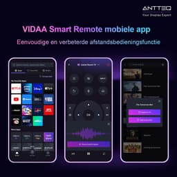 ANTTEQ V32-AH3.Q1D-BT - Smart TV 32 Inch (81 cm) - VIDAA OS - Voice Control & Bluetooth - Netflix, YouTube, Disney+ - Triple Tuner - Model 2026 — thumbnail 3