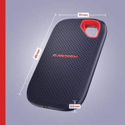 Draagbare SSD - Externe Opslag - Bestanden Overzetten - Tot 2000 MB/s Snelheid - 1 TB - Zwart — thumbnail 2