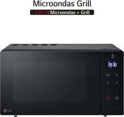 Magnetron met grill - Keukenapparaat - Snel koken - Easy Clean Interieur - 30 Liter - Zwart — thumbnail 2