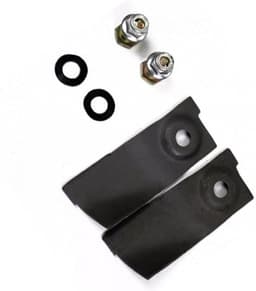 Grasmaaier Messen - Reserveonderdelen Gazon - Gazon Onderhoud - Hoge Hardheid Metaal - 125x45mm - Zwart — thumbnail 2