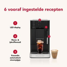 KitchenAid KF2 Volautomatisch Espressomachine met stoompijpje en ijskoffiefunctie - 5KES8452EBM — thumbnail 3