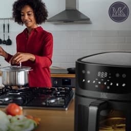 Maison & Kitchen Airfryer - Heteluchtfriteuse - PFAS-vrij - 1800W - 8L Inhoud - 80ºC tot 200ºC - Zwart — thumbnail 2