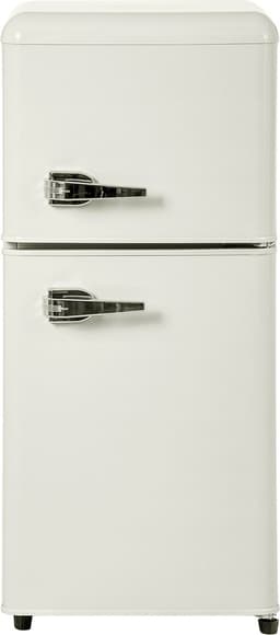 Sweiko 2-deurs Koelkast, totaal volume 60 liter, vriesvolume 22 liter, 102 kWh/jaar, -27°C ∽ 13°C, LED-verlichting, melkwit, Energieklasse E — thumbnail 4