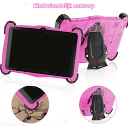 White-Label® Kindertablet Vanaf 3 Jaar - Tablet Kinderen - Kinderspeelgoed - Roze — thumbnail 3