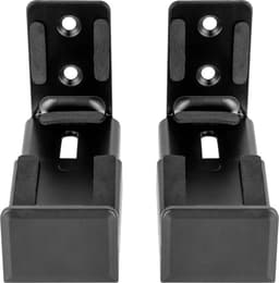 Ophangbeugels voor Soundbar - 2 stuks - Universeel - Met anti-slip - Bevestiging aan muur - Zwart — thumbnail 3