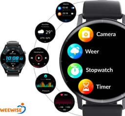Weewise WS58 - GPS Horloge Senior - Smartwatch voor Ouderen - Persoonlijke alarmen - alarm horloge ouderen - GPS Horloge Alzheimer - Valdetectie — thumbnail 2