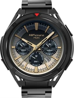 HiFuture Active Smartwatch - Zwart/Geel - 1.43" amoled scherm — thumbnail 3