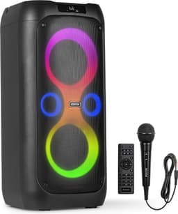 Partybox - Fenton Core130 - Bluetooth speaker met lichteffecten - Met microfoon en oplaadbare accu — thumbnail 1