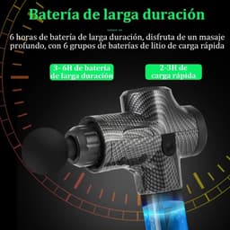 LUMÈ STORE Diepe Spiermassage Pistool - Elektrische Percussie Massager - Nek, Rug, Benen - Fitness Massage Tool - Zwart — thumbnail 4