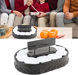 Sushi Machine - Dessert Presentatie - Feestelijke Tafeldekking - Automatisch Roterend - 30 x 21 x 6cm - Wit — thumbnail 2