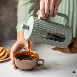 French Press Koffiemaker - Koffiepers - Verse Koffie Maker - serveer — thumbnail 5