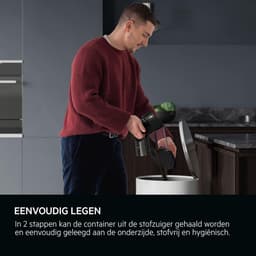 Stofzuiger Zonder Zak - Cilinderstofzuiger - Grondige Reiniging - Cycloontechnologie - 1.6 Liter Container - Zwart — thumbnail 4