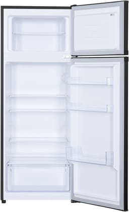 Heinner HF-H2206BKE++ Koel-vriescombinatie 206 L – LED-verlichting – Omkeerbare Deur – Instelbare Thermostaat – Zwart – 5 Jaar Garantie — thumbnail 3