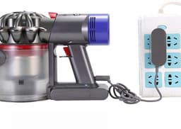 Homtas Oplader voor Dyson - 26.1V-lader - Geschikt voor Dyson V6 V7 V8-stofzuiger - Vervangende oplader - Kabel 1,8 m — thumbnail 5