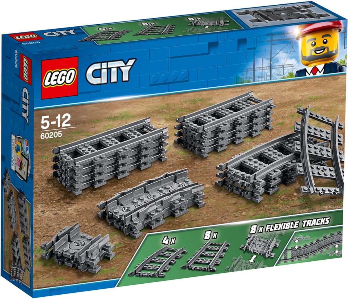 LEGO City - Treinrails Constructiespeelgoed — afbeelding 1
