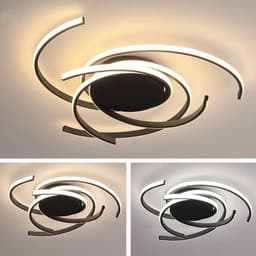 Dimbaar LED Plafondlamp Spiraal Bloem Design Kroonluchter voor Eetkamer en Woonkamer — thumbnail 4