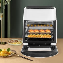 Grote Heteluchtfriteuse 15L met Digitaal Touchscreen - Gezond Frituren, Grillen en Drogen — thumbnail 3