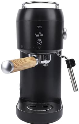 EAFC - Koffiezetapparaat – Espressoapparaat – Koffiemachine – Halfautomatisch – 20 Bar Pomp – Ingebouwde Melkopschuimer – 1,4L –Compact & Gebruiksvriendelijk - Zwart — thumbnail 1
