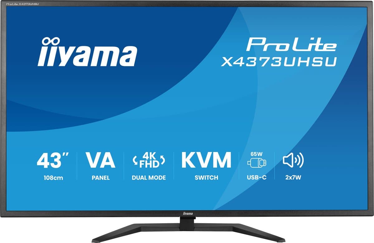 iiyama ProLite X4373UHSU-B2 ledmonitor — afbeelding 1
