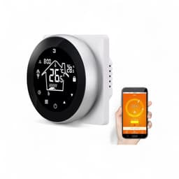 Slimme thermostaat voor elektrische vloerverwarming | Wifi | Inbouw | Touchscreen | Tuya Smart Life | Wit — thumbnail 4
