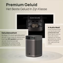 XGIMI MoGo 2 Pro - Draagbare Smart-projector - Beamer - Dolby Audio - 400 ISO Lumen - Androidtv 11.0 — thumbnail 2