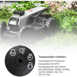 GELLDG Sleutelcontact voor Grasmaaier - 7-polig Contactschakelaar - Multifunctioneel Ontwerp met Hoogwaardig ABS en Messing - Geschikt voor Husqvarna MTD John Deere Grasmaaiers - Afmetingen 51x45x40mm — thumbnail 3