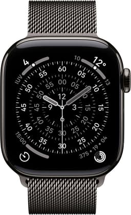 Apple Watch 11 - Wifi + 5G - 42mm - Slate Titanium Case with Slate Milanese Loop — thumbnail 2