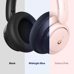 soundcore Q30 by Anker Bluetooth-hoofdtelefoon - Hybride actieve geluidsisolatie - Individuele modi - Hi-Res geluid - EQ in app - 40h batterij - Comfortabele grip - Verbinding van 2 apparaten - Blauw — thumbnail 3
