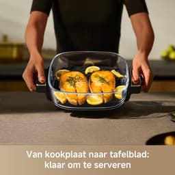 Mova Aeroglass AF20 Pro Glazen Airfryer - Dubbele Capaciteit 4L + 2.5L - Borstelloze Grill — thumbnail 3