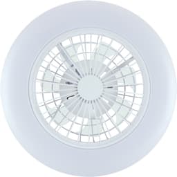 HALNY - Moderne LED Plafondlamp met ventilator - 485 mm - CCT Aanpasbare kleuren- 48w - 2900K / 4200K / 6500K - 5110 Lumen - Dimbaar met afstandbediening - Zwart-Wit — thumbnail 3