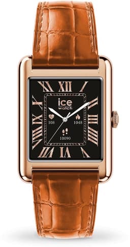 Ice Watch ICE smart TK 2.0 - Rose-gold - Cognac croco 025383 Horloge - Leer - Bruin - Ø 37 mm — thumbnail 1