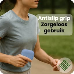 Case - Geschikt voor Apple Airpods Pro 3 - Siliconen Hoes met Clip - Silicone Hoesje Cover - Lichtblauw — thumbnail 5