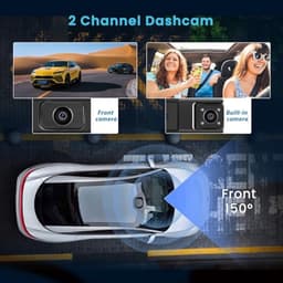 Draadloze WiFi Dashcam met 64 GB SD-kaart - FHD 1080P Auto Camera met Bewegingsdetectie en Loop-opname — thumbnail 3
