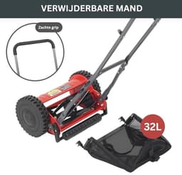 Handmaaiers voor Grasmaaien met 40 cm Snijbreedte - Ergonomisch en Milieuvriendelijk — thumbnail 1