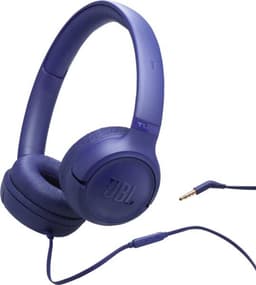 JBL Tune 530 - Bedrade On-ear Koptelefoon - Hoofdtelefoon met Kabel & Microfoon - 3.5 mm Aansluiting - JBL Pure Bass - Voor iPhone, Samsung, Tablet & Laptop - Blauw — thumbnail 1