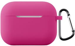 Coverup Hoesje - Geschikt voor AirPods Pro 3 Hoesje - Coverup Siliconen AirPods Case met Sleutelhanger - Pink — thumbnail 2