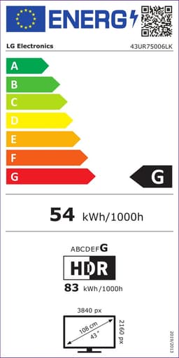 "LG UHD 43UR75006LK 109,2 cm (43"") 4K Ultra HD Smart TV Wifi Zwart - Smart TV" — thumbnail 2