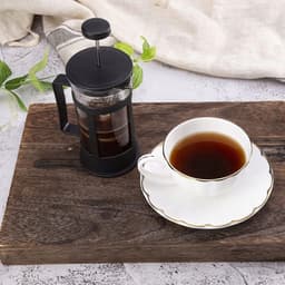 Glazen Cafetière 1000ml met Filter voor Koffie, Thee & Kruiden — thumbnail 2
