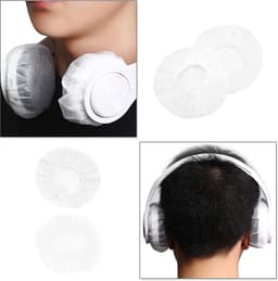 100 stuks - Elastische Hygienehoesjes hoofdtelefoon - cover hoes 11cm - niet-geweven stof hoofdtelefoon covers - rekbare sanitaire oorschelp covers — thumbnail 5