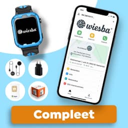 Wiesba WB40 - smartwatch kinderen - gps horloge kind - kinderhorloge bellen - gps tracker kinderhorloge - kinderhorloge met gps - kinderhorloge - Blauw — thumbnail 3
