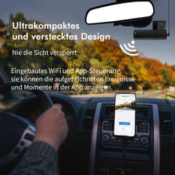 Lexium Dashcam - Daschcams - Auto - Camera - Vooruit - Achteruit - Video - Autobeveiliging - Parkeerbeveiliging - Recording - Dag en Nacht - Schadepreventie — thumbnail 5