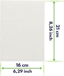 10 x universele microfilter, luchtfilter, motorfilter, afvoerluchtfilter, microfilter, filtermat op maat te knippen, ca. 190 x 150 mm — thumbnail 4