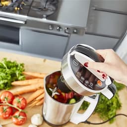 Soepmaker – Soupmaker Met 4 Programma’s - Soep Maker Met Automatische Geheugenfunctie – Blender Met 1,6 l Roestvrij Stalen Kan - 1150 W — thumbnail 5