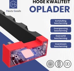 Heuts Goods - Oplaadstation Geschikt voor Nintendo Switch - Nintendo Switch Accessoires - Oplader Geschikt voor Nintendo Switch - Voor 4 Nintendo Switch Joy Cons — thumbnail 2