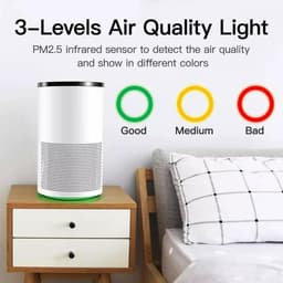 Luchtreiniger met HEPA filter - zuiver oppervlakte 30m² - met app bedienbaar — thumbnail 2