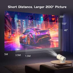 Lexium Mini beamer - Projector - Beamerscherm - Projectiescherm - Outdoor & Indoor Projector - — thumbnail 5