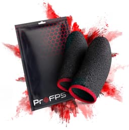 ProFPS Finger Sleeves 8x – Silver Fiber Anti-Slip Grip – Mobile Gaming — thumbnail 1